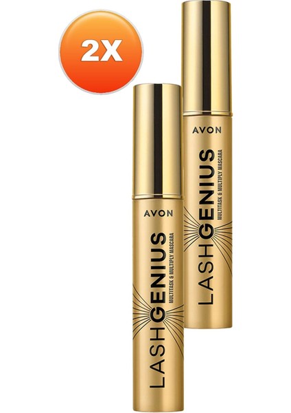 'True' Lash Genius Maskara 10 ml Blackest Black İkili Set – Yoğun Siyah ve Belirgin Kirpik Etkisi modelleri