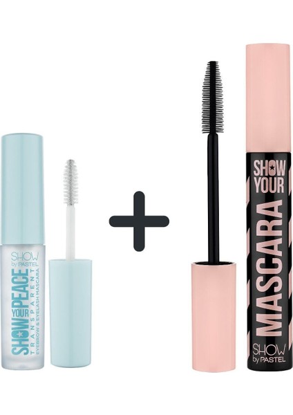 Luxury Show Your Mascara & Show Your Peace - Kaş ve Kirpik Maskarası 1 Adet