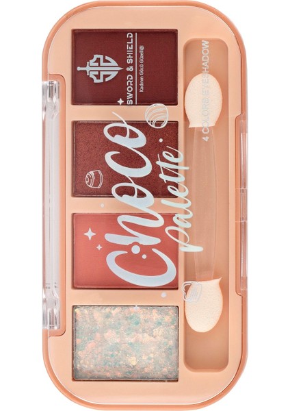 Luxury S&s Choco Glitter 4 Renkli Göz Farı 03 1 Adet