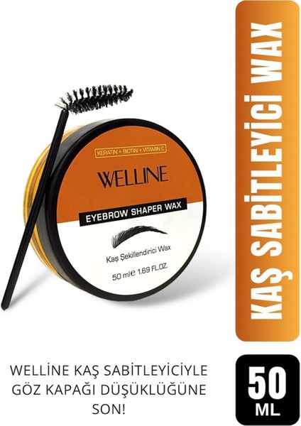 Luxury Kaş Şekillendirici Sabitleyici Wax Bebek Saç Jeli Kalıcı Makyaj Fırçası Waxı Brow Kaş Maskarası 1 Adet