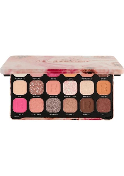 Luxury Forever Flawless Affinity Eyeshadow Palette 18 Renkli Mat Parlak Far Paleti 1 Adet