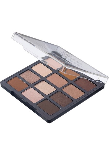 Luxury Love At First Sight Eyeshadow Mat ve Işıltılı Toz Göz Far Paleti - 201 Daily Routine 1 Adet