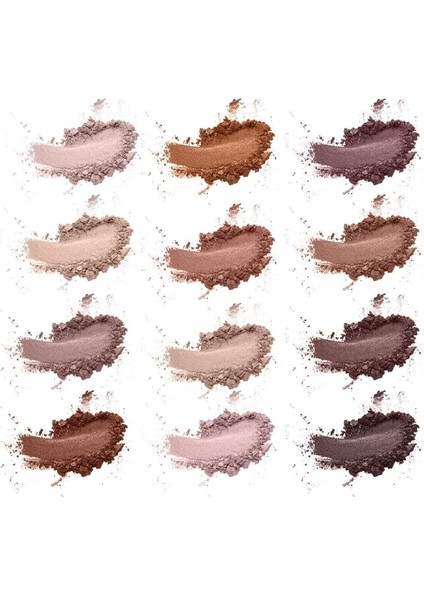 Luxury Love At First Sight Eyeshadow Mat ve Işıltılı Toz Göz Far Paleti - 201 Daily Routine 1 Adet