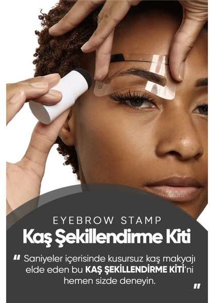 Luxury Kaş Şekillendirme Kiti Yumuşak Kahverengi 1 Adet