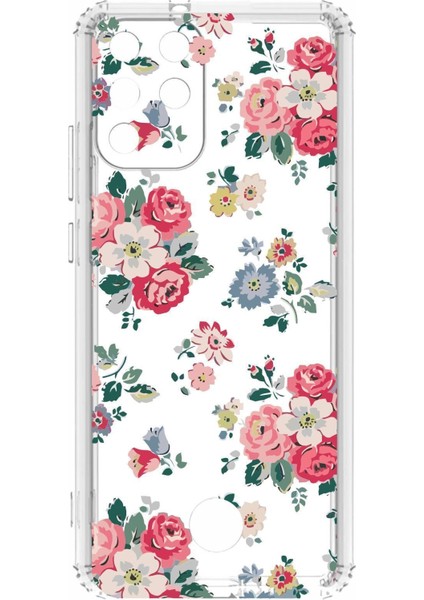 Luxury S19 Max Baskılı ve Kamera Korumalı Şeffaf Renk Silikon Kılıf 1 Adet
