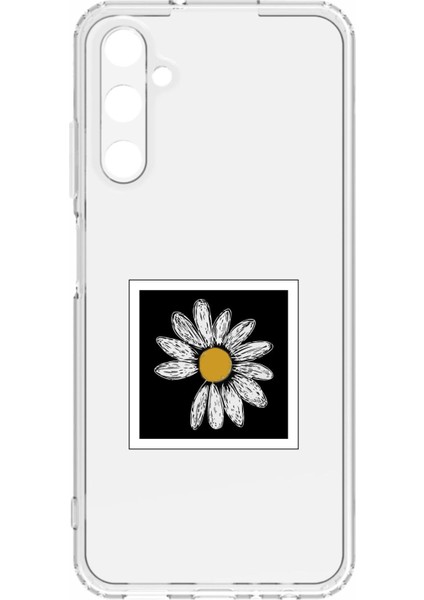 Luxury Samsung Galaxy A15 Kamera Korumalı ve Tasarımlı Şeffaf Renk Silikon Kılıf 1 Adet