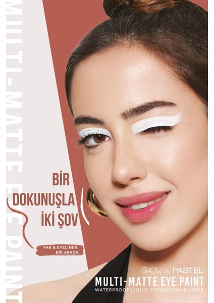 Luxury Multi Matte Waterproof 82 Vibing Eyeliner ve Likit Far 1 Adet
