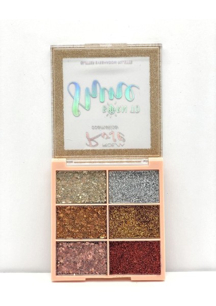 Born To Shine 6'lı Glitter - 6 Colors Glıtter Eyeshadow