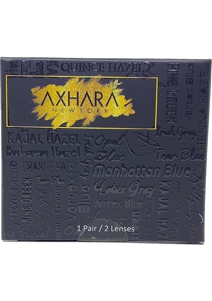 Luxury Bahama Blue/hareli Mavi Göz Lens/yıllık 1 Adet fiyatları