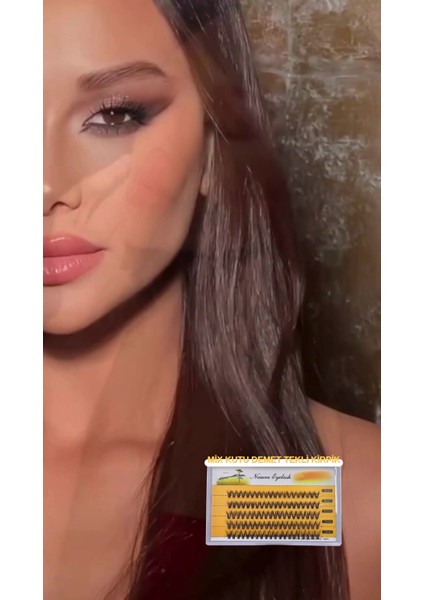 Luxury Mix Kutu 30D Hacimli Demet Tekli Kirpik - Tekli Takma Kirpik - 4721 1 Adet