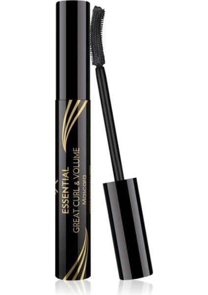 Luxury Essential Great Curl & Volume Mascara - Black - Kıvrım Veren Maskara - 8691190070618 1 Adet modelleri
