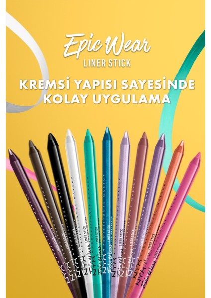 Luxury Epic Wear Liner Sticks Göz Kalemi - Pink Spirit - Pembe 1 Adet