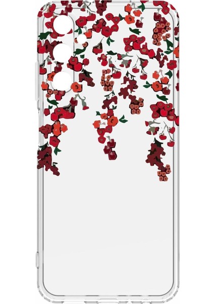 Luxury Samsung Galaxy A15 Uyumlu Korumalı ve Tasarımlı Şeffaf Renk Silikon Kılıf 1 Adet