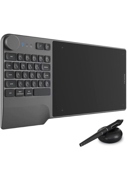 Luxury KD200 8.9" x 5.6" 8192 Kad. Keydial 5080LPI Kablosuz Grafik Tablet HUKD2000 1 Adet