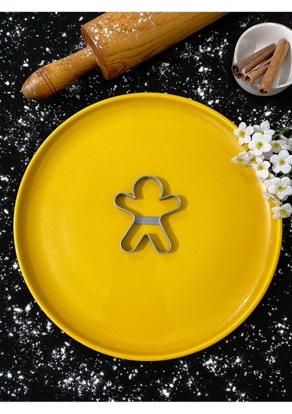 Luxury Yılbaşı Kurabiye Adam Gingerbread Ginger Gingerbread Man Kurabiye Kalıbı Şekillendirici Kesici 1 Adet
