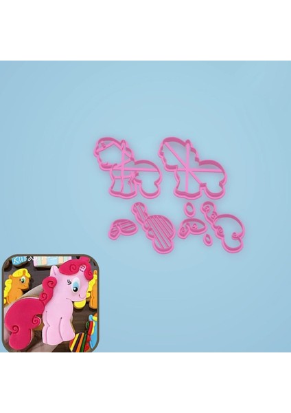 Luxury Pony Kurabiye Kalıbı 1 Adet