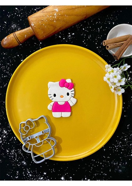 Luxury Hello Kitty Kurabiye Kalıbı Kesici Şekillendirici 1 Adet
