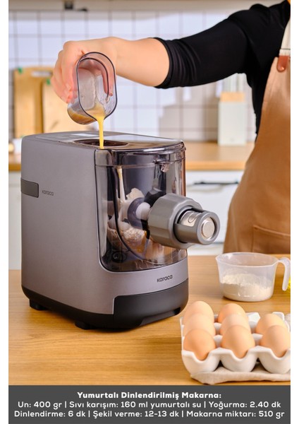 Luxury Pastachef Otomatik Makarna ve Erişte Yapma Makinesi 1 Adet