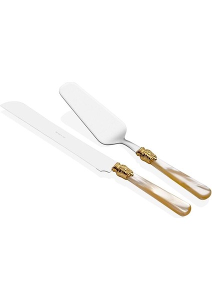 Luxury Rivadossi Elena Ring Krem Pasta Servis Seti 1 Adet