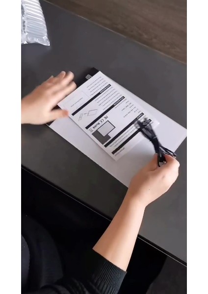 Luxury A5 LED Işıklı Çizim Kopyalama Çizim Yansıtma Çizim Tahtası Grafik Tahtası Çizim Tableti 1 Adet