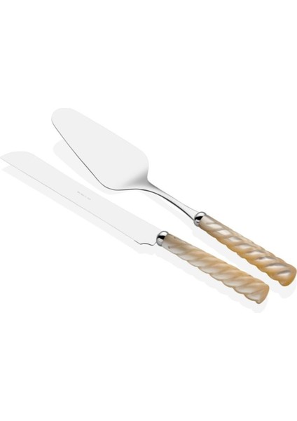 Luxury Rivadossi Vito Krem Pasta Servis Seti 1 Adet
