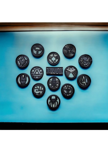 Luxury Marvel Avengers Hamur Kurabiye Kalıbı 14 Adet 1 Adet fiyatları