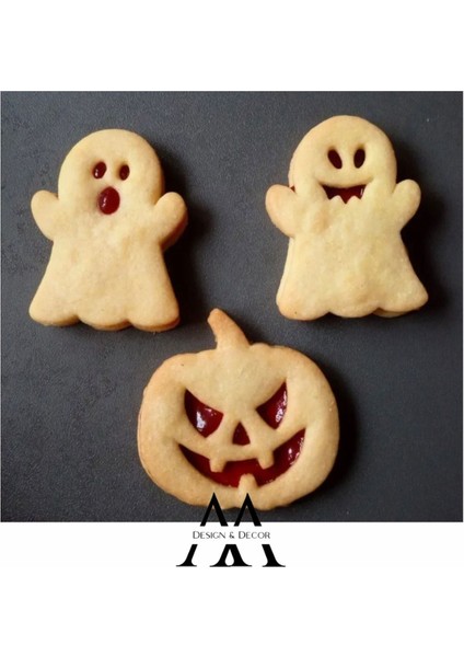Luxury Cadılar Bayramı Halloween Hamur Kurabiye Kalıbı 3’lü 1 Adet