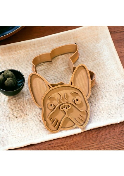 Luxury French Fransız Bulldog Hamur Kurabiye Kalıbı 1 Adet