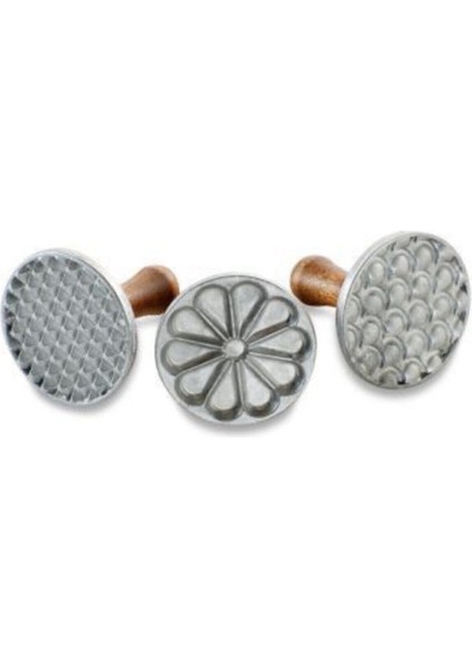 Luxury 3’lü Döküm Yılbaşı Kurabiye Kalıbı / Pankek Mührü Cookıe Stamps (Şekil 1 Adet fırsatları