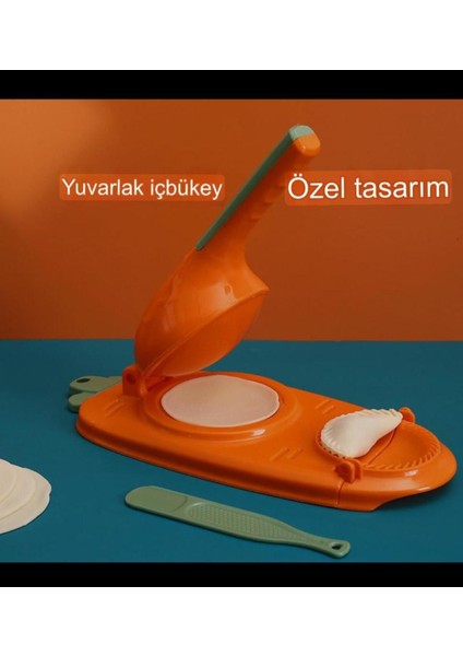 Luxury Mantı Aparatı Pratik Hamur Açma Kapama Ikisi Bir Arada 1 Adet