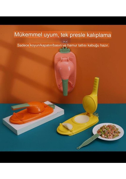 Luxury Mantı Aparatı Pratik Hamur Açma Kapama Ikisi Bir Arada 1 Adet