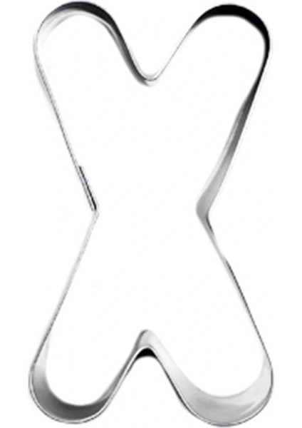 Luxury Metal Kurabiye Kalıbı Harf x 1 Adet