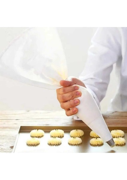 Luxury 12'li Krema Ucu Bez Krema Torbası Kek Kalıp Seti 1 Adet