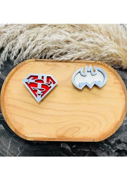 Luxury Yarasa ve Süperman Kurabiye Kalıbı Seti 1 Adet fiyatları