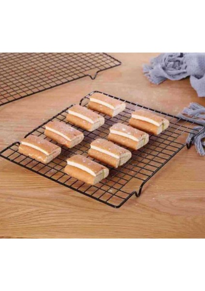Luxury Glasso Teli 26X41 cm Soğutma Teli Soğutma Izgarası Kek Kurabiye Ekmek Pasta Soğutucu Teli 1 Adet fırsatları