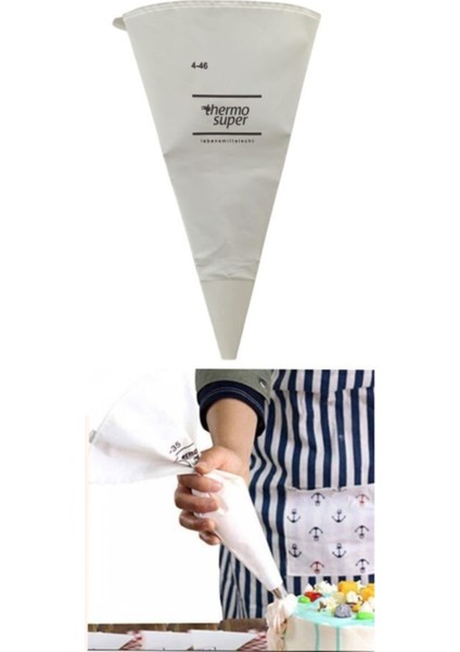 Luxury Bez Yıkanabilir Krema Sıkma Torbası Uzun Ömürlü No:4/46 cm 1 Adet