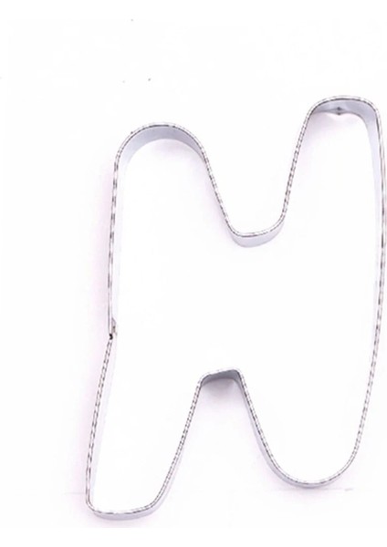 Luxury Metal Kurabiye Kalıbı Harf N 1 Adet