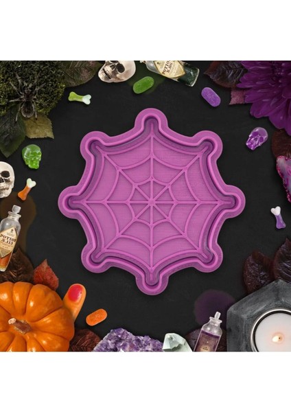 Luxury Halloween - Cadılar Bayramı Hamur - Örümcek Ağı Kurabiye Kalıbı 1 Adet fiyatları