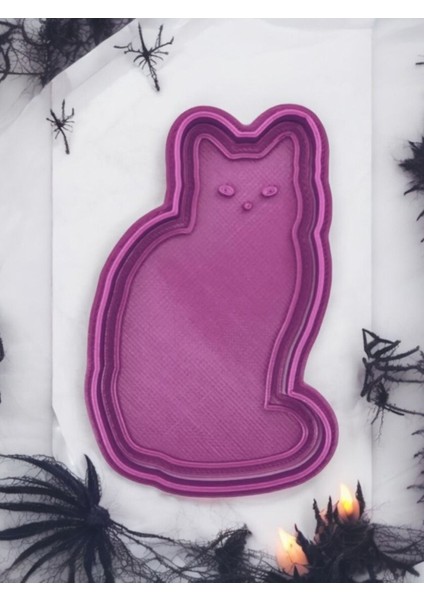 Luxury Halloween - Cadılar Bayramı Hamur - Kedi Kurabiye Kalıbı 1 Adet