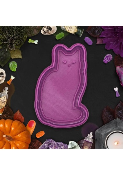Luxury Halloween - Cadılar Bayramı Hamur - Kedi Kurabiye Kalıbı 1 Adet fiyatları