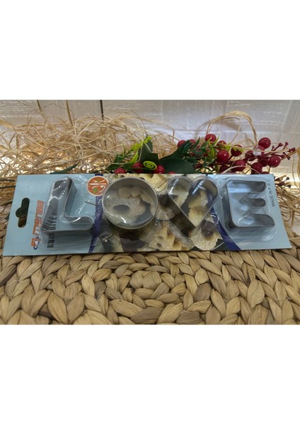 Luxury Love Metal Kurabiye Şeker Hamuru Kalıbı 1 Adet