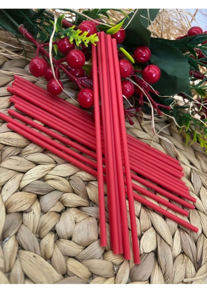 Luxury Kırmızı Plastik Cake Pops Lolipop Çubuğu 20 Adet 1 Adet modelleri