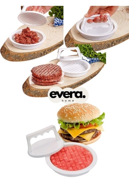 Luxury Hamburger Köftesi Şekillendirme Aparatı, Köfte Press, Köfte Yapıcı Kalıp 1 Adet