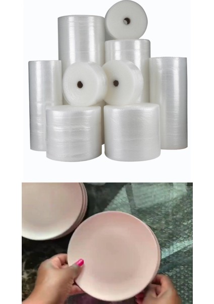Luxury Balonlu Naylon 1 .sınıf Balonlu Poşet Patpat Havalı Naylon Pat Pat Ambalaj Pat Pat - 50CM x 50METRE 1 Adet