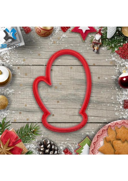 Luxury Christmas Temalı Kurabiye Kalıbı ve Şeker Hamuru Kalıbı Seti 10 Adet - 7 cm 1 Adet modelleri