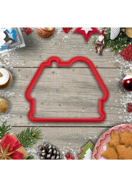 Luxury Christmas Temalı Kurabiye Kalıbı ve Şeker Hamuru Kalıbı Seti 10 Adet - 7 cm 1 Adet fırsatları