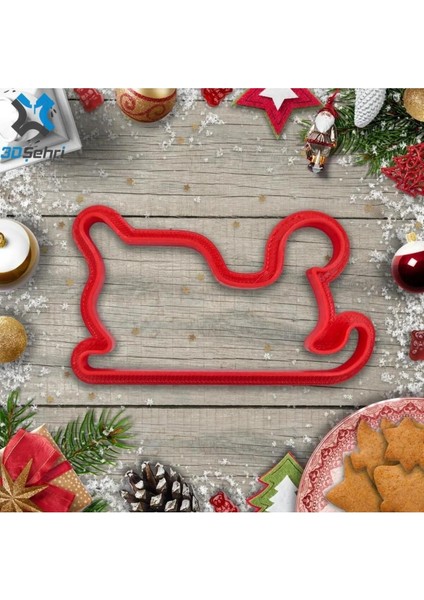 Luxury Christmas Temalı Kurabiye Kalıbı ve Şeker Hamuru Kalıbı Seti 10 Adet - 7 cm 1 Adet indirimleri