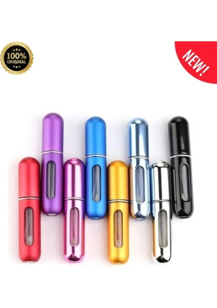 Luxury Parfüm Şişesi Çanta Içi Mini Doldurulabilir Seyahat Cep Yedek Parfüm Şişesi 5 ml 1 Adet