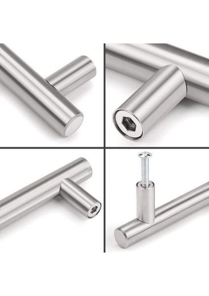 Luxury 5 Adet Keijo Inox 96MM Paslanmaz Kulp (Mobilya, Dolap Kulbu, Kulp Modeli) 1 Adet