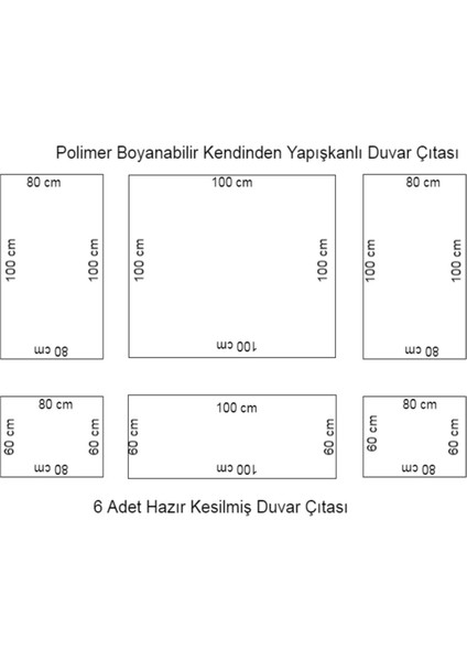 Luxury Dekoratif Boyanabilir Kendinden Yapışkanlı Çıta 1 Adet